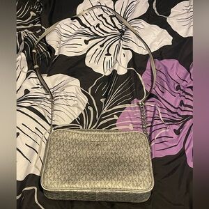 Michael Kors - Silver Crossbody Bag